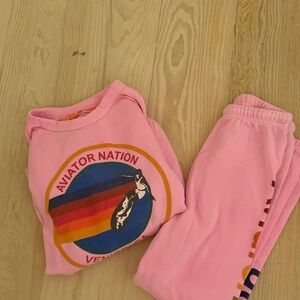 aviator nation pink set